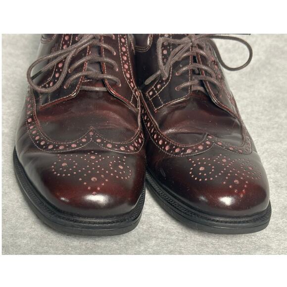 Rockport Walkability Adiprene Adidas Sz 9.5 Hydroshield Waterproof Wingtip Shoes - Picture 2 of 15